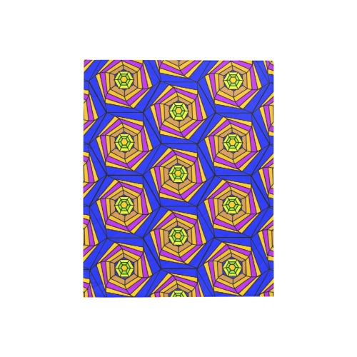 hex 1 small y Quilt 40"x50"