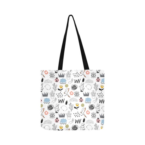 Doodle Reusable Shopping Bag Model 1660 (Two sides)