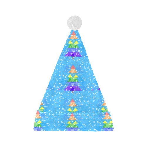 Rainbow Christmas by Nico Bielow Santa Hat
