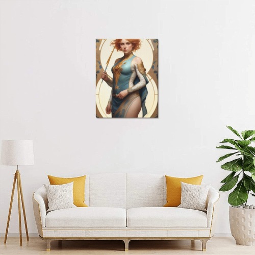 0 - Pisces zodiac fish water female Upgraded Canvas Print 11"x14"