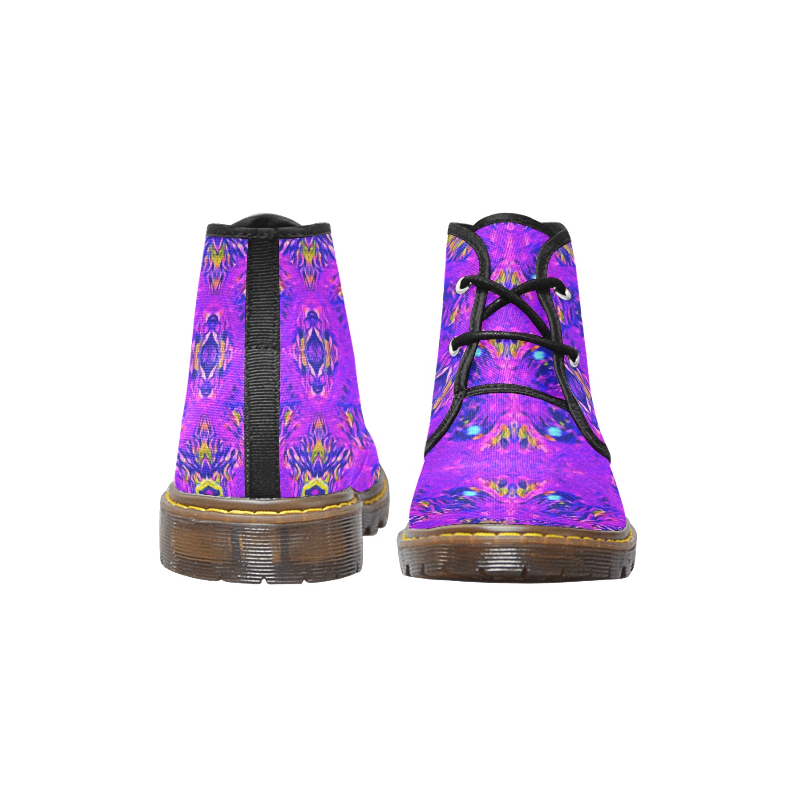 Midnight Women's Canvas Chukka Boots (Model 2402-1)
