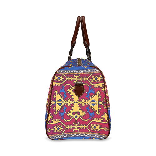 Armenian Traditional Art Waterproof Travel Bag/Small (Model 1639)