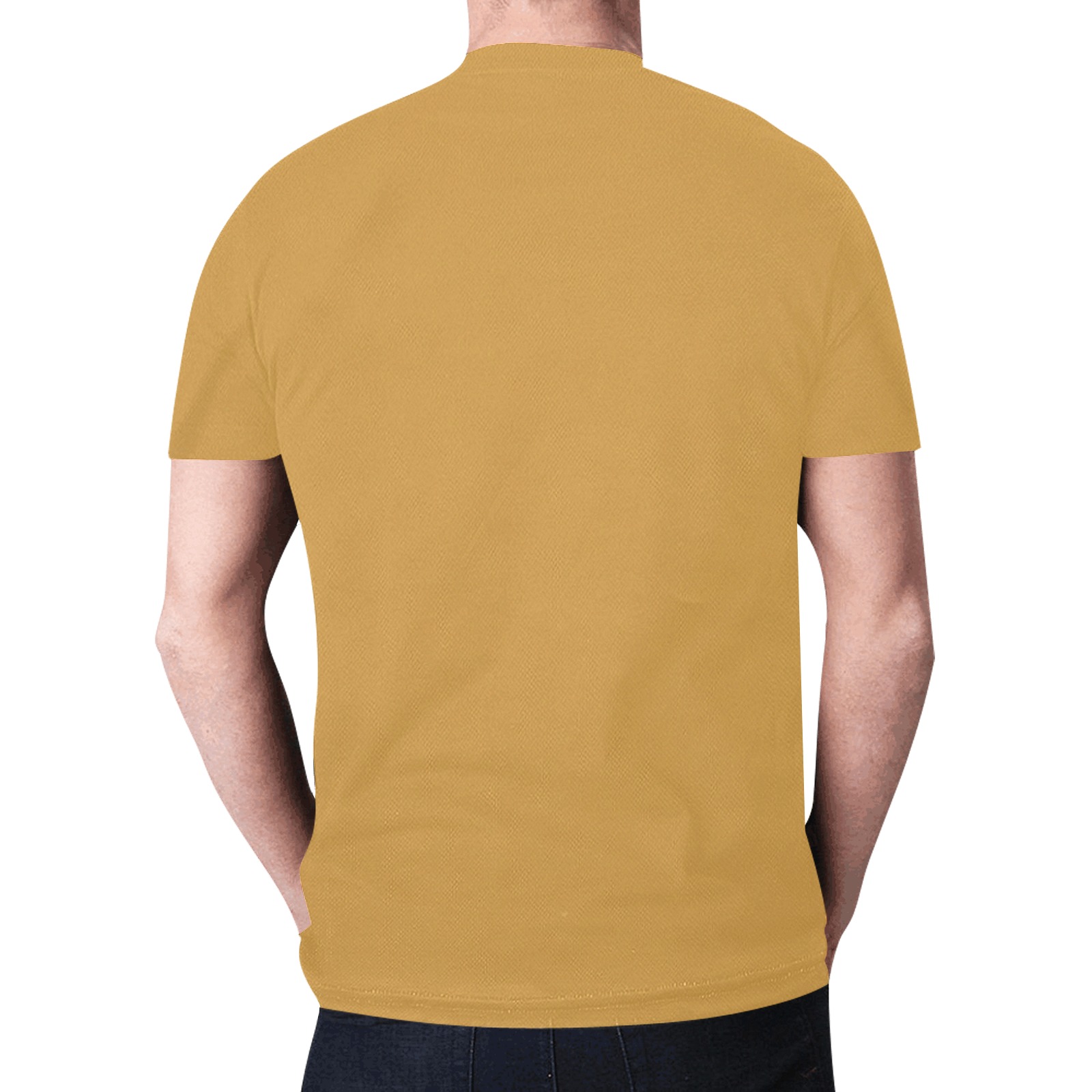 Basset Hound Sugar Skull Rust Brown New All Over Print T-shirt for Men (Model T45)