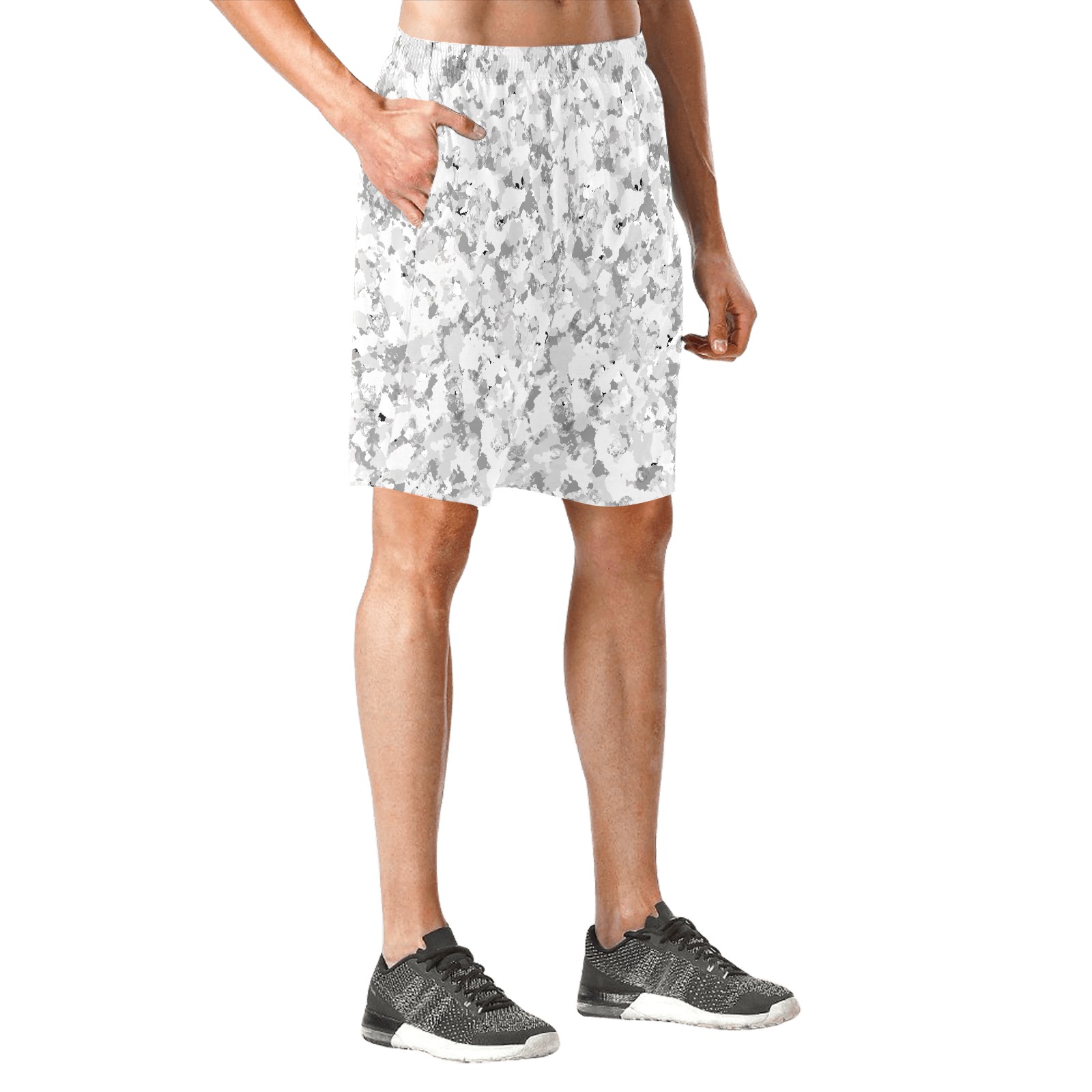 Untitled-12 Men's All Over Print Elastic Beach Shorts (Model L20)