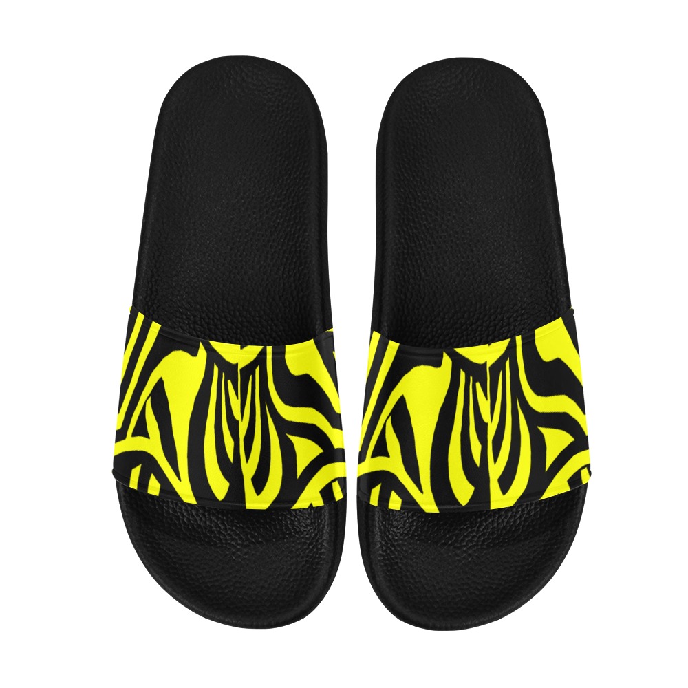 aaa black yb Women's Slide Sandals (Model 057)