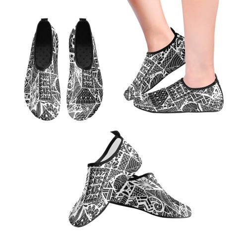 Jayden's Journey Etchings Women's Slip-On Water Shoes (Model 056)