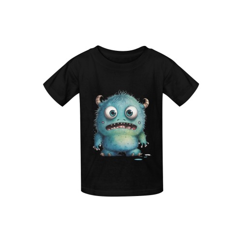 Cute monster clipart watercolor Kid's  Classic T-shirt (Model T22)