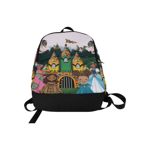 Chocolate Princess Fabric Backpack for Adult (Model 1659)