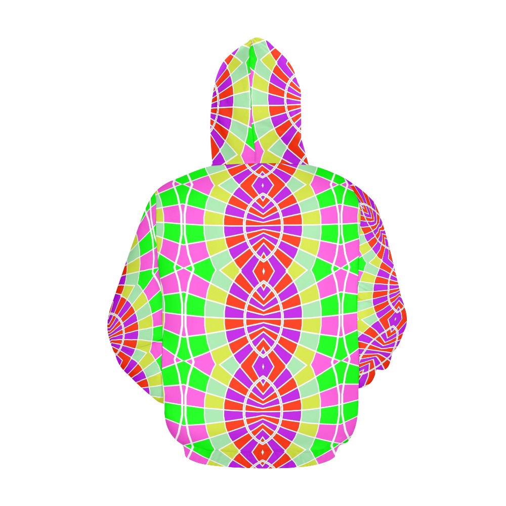 Fractoberry Bright Colors 003MH All Over Print Hoodie for Men (USA Size) (Model H13)