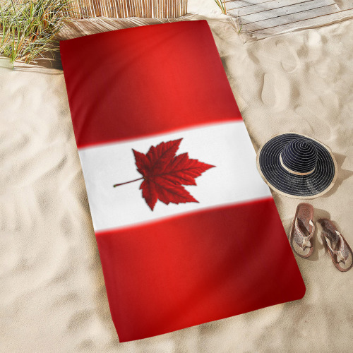 Canada Flag Towels Beach Towel 31"x71"(NEW)