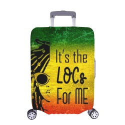 IT'S THE LOCS FOR ME  (HALF FACE0 Luggage Cover/Extra Large 28"-30"