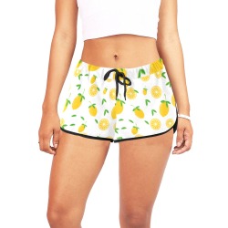 Lemon Women's All Over Print Relaxed Shorts (Model L19)