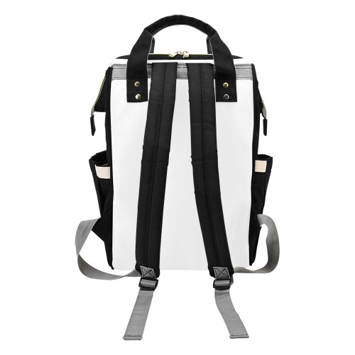 FUCK AUTHORITY Multi-Function Diaper Backpack/Diaper Bag (Model 1688)