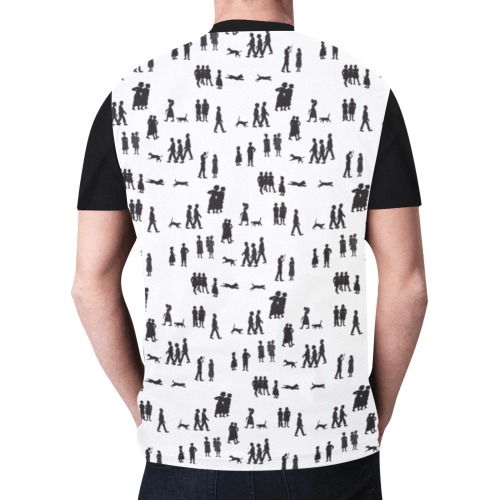 Weekender New All Over Print T-shirt for Men (Model T45)