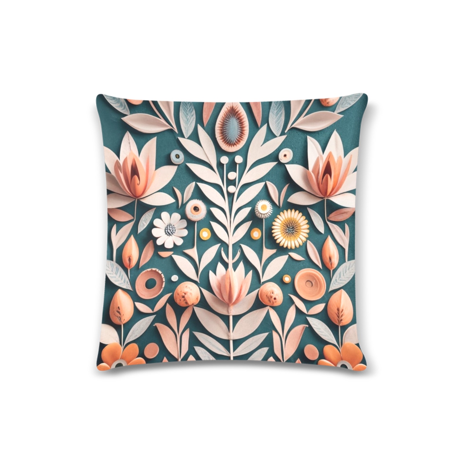 Colorful euphoria Custom Zippered Pillow Case 16"x16" (one side)
