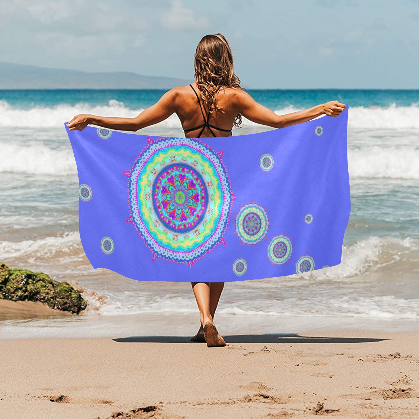 childhood 2 Beach Towel 30"x 60" ID D6159362