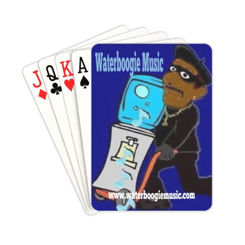 Waterboogie Music Playing Cards Playing Cards 2.5"x3.5"