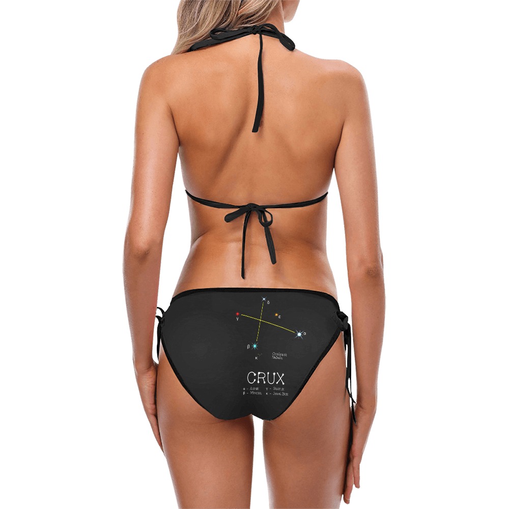 Star constellation Crux cross funny astronomy Custom Bikini Swimsuit (Model S01)