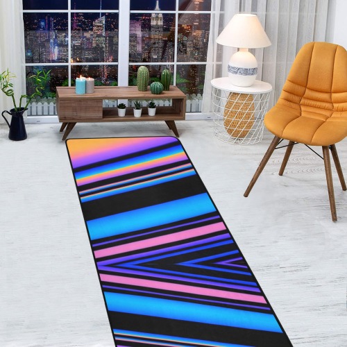 Be Bold Area Rug with Black Binding 9'6''x3'3''