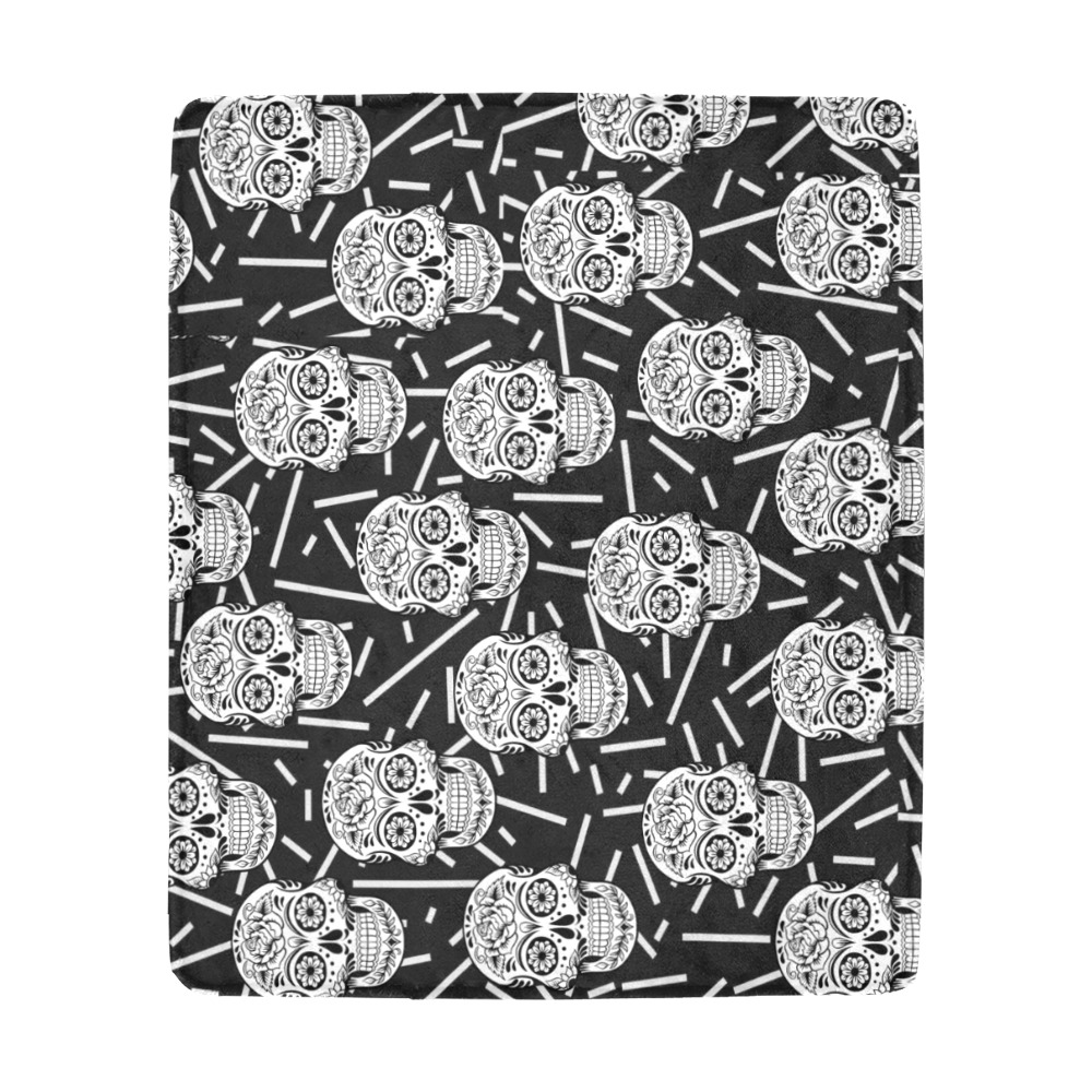 Sugar Skull Blanket Ultra-Soft Micro Fleece Blanket 50"x60"