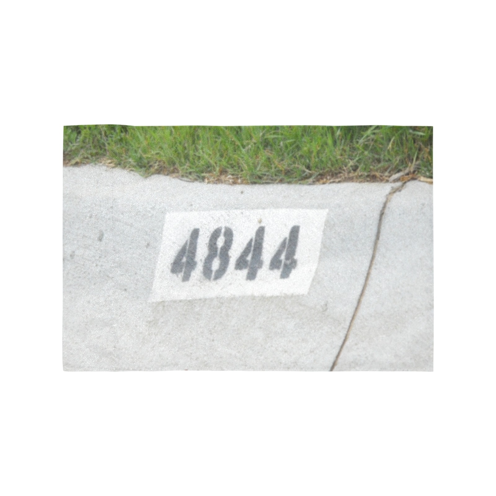 Street Number 4844 Motorcycle Flag (Twin Sides)