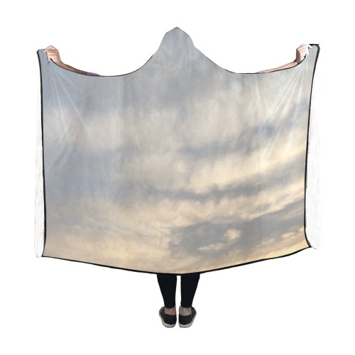 Rippled Cloud Collection Hooded Blanket 60''x50''