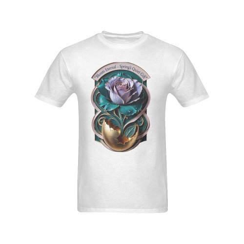 Awakening Season Rose Petal Shirt, Serene Nature Gift