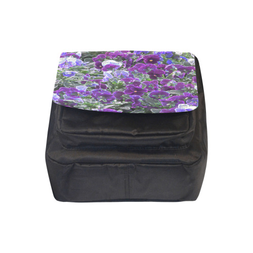 Field Of Purple Flowers 8420 Crossbody Nylon Bags (Model 1633)