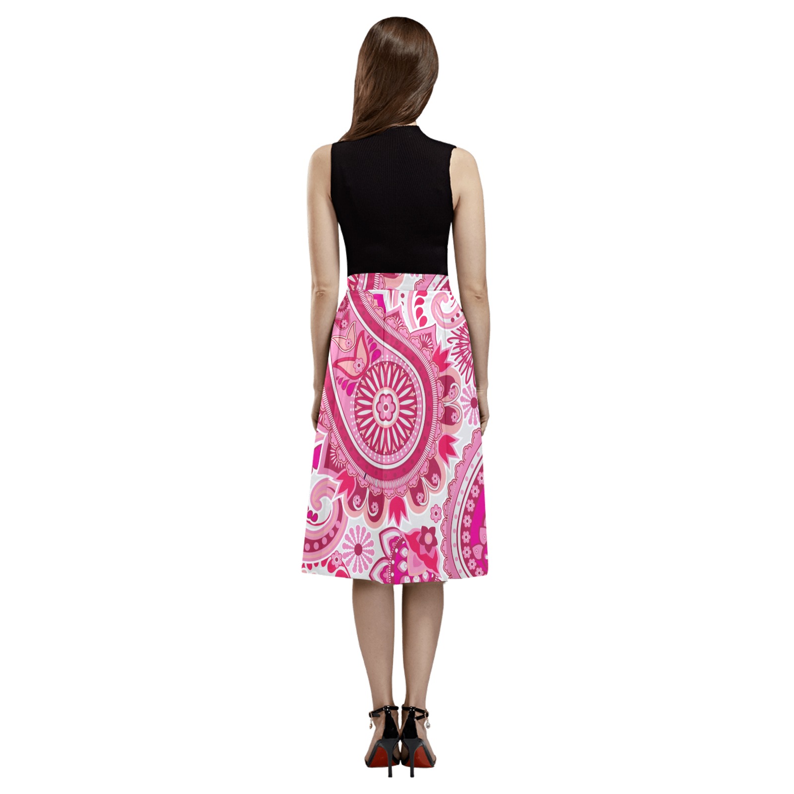 f4ccd Mnemosyne Women's Crepe Skirt (Model D16)