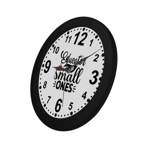 Educator Of Small Ones Circular Plastic Wall clock