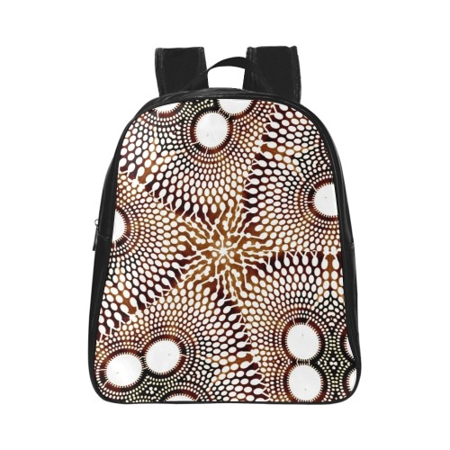 AFRICAN PRINT PATTERN 4 School Backpack (Model 1601)(Small)