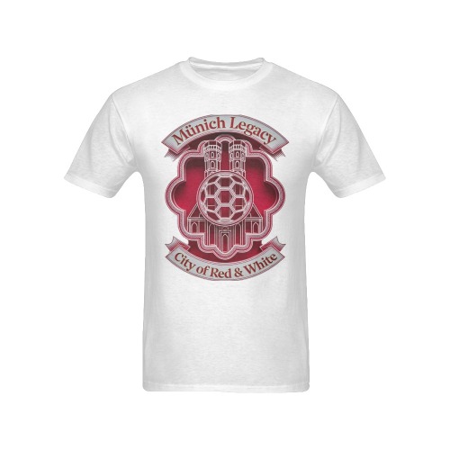 Scarlet White Munich Pride T Shirt, Soccer City Pride Gift