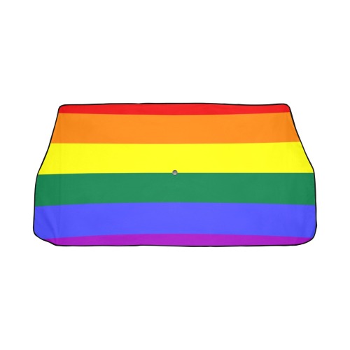 Gay Pride Rainbow Car Sun Shade Umbrella 58"x29"
