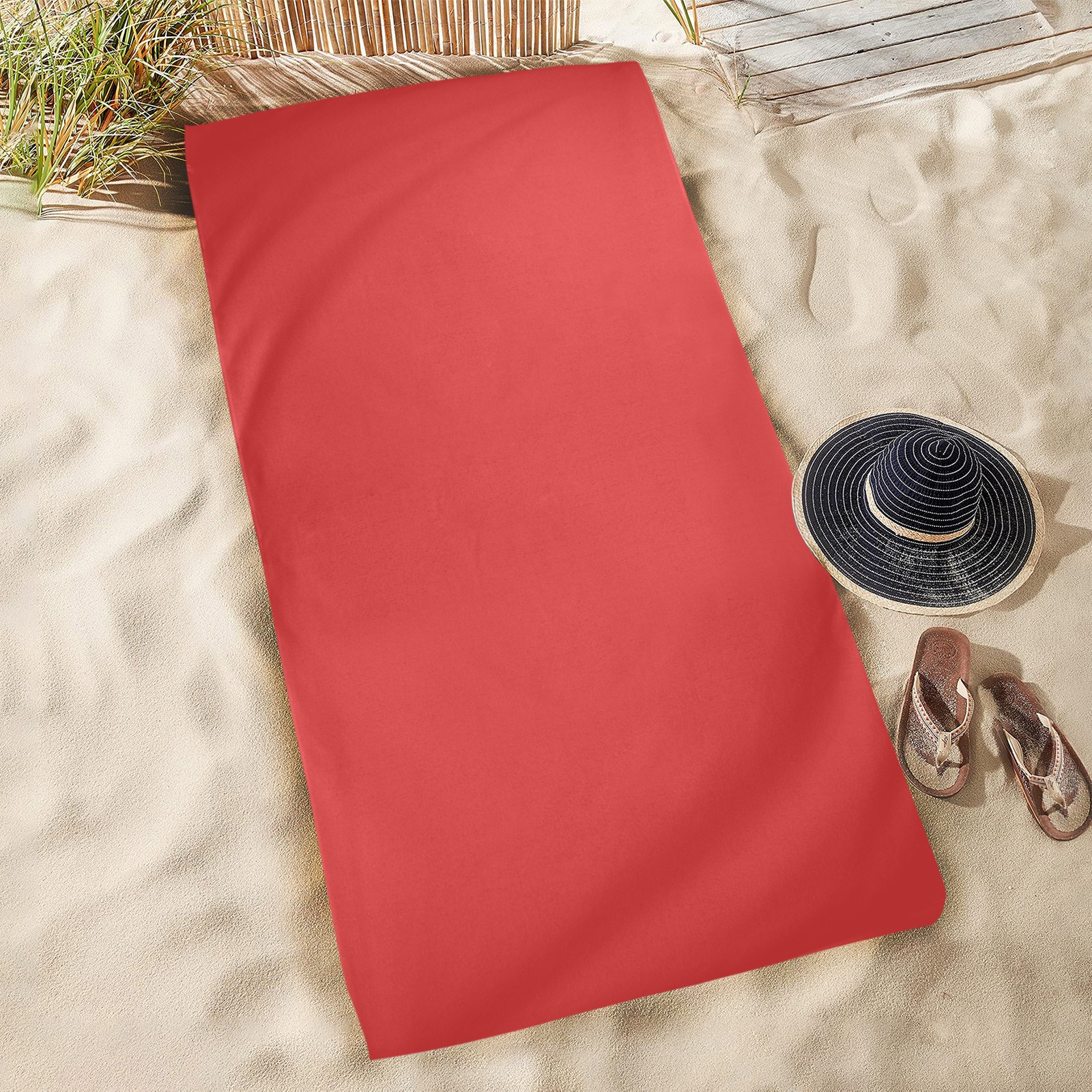 red Beach Towel 31"x71"(NEW)