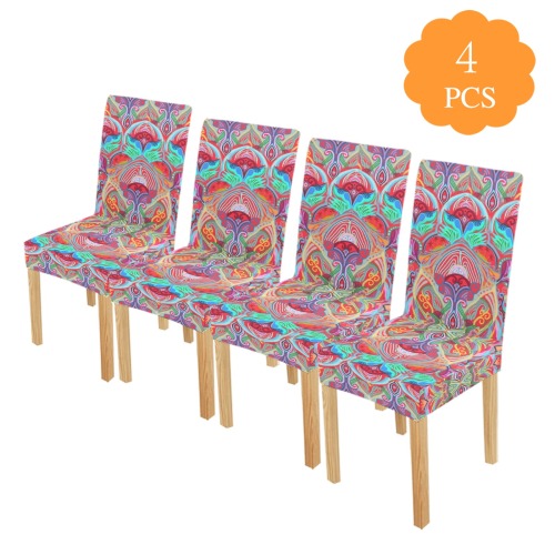 chinese variation 1 Chair Cover (Pack of 4)