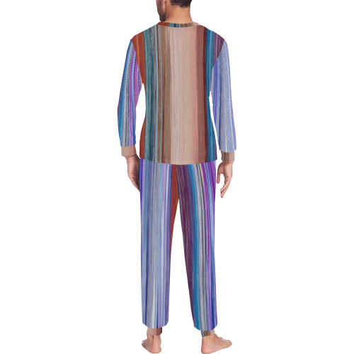 Altered Colours 1537 Men's All Over Print Pajama Set with Custom Cuff
