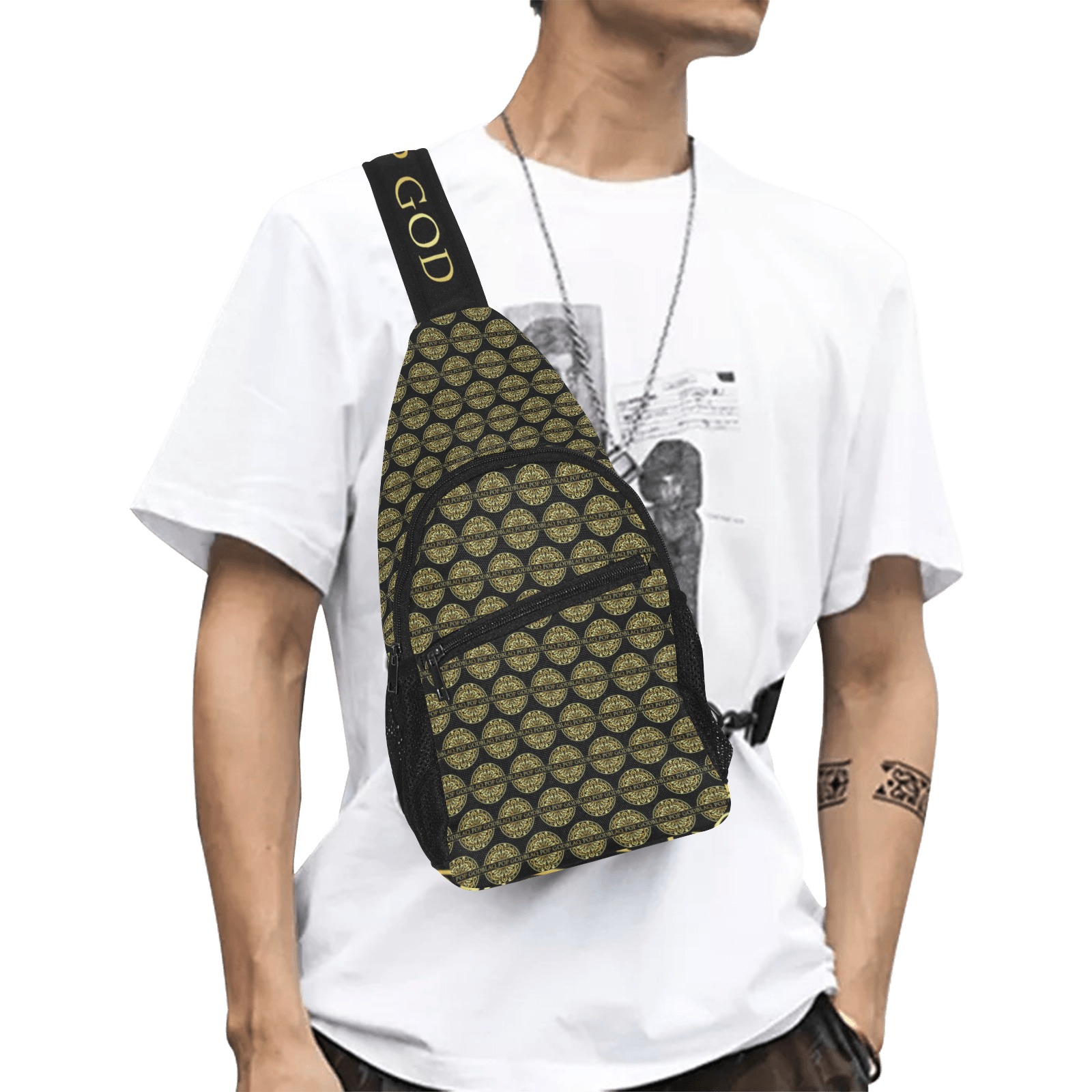 bpg-Over the shoulder luxury bag All Over Print Chest Bag (Model 1719)
