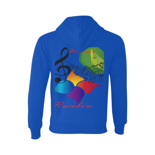 Music Rainbow Oceanus Hoodie Sweatshirt (NEW) (Model H03)
