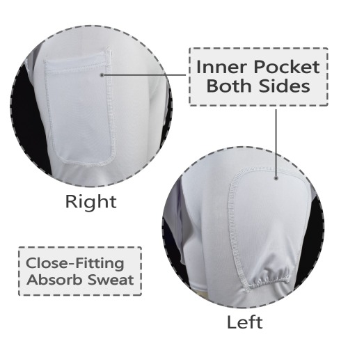 wwcfam Women's Golf Skirt with Pockets (Model D64)