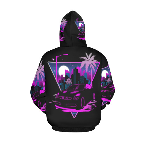 Into The Future All Over Print Hoodie for Men (USA Size) (Model H13)