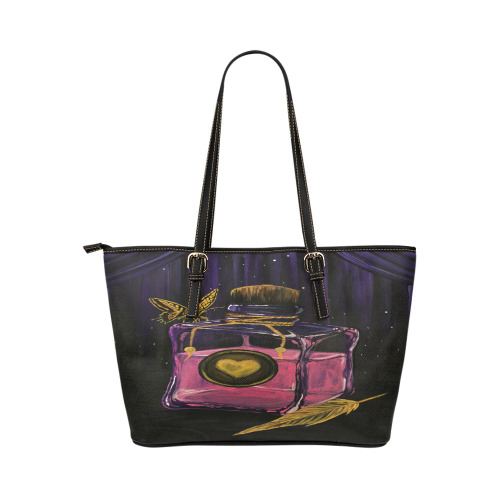 Love Potion Leather Tote Bag/Small (Model 1651)