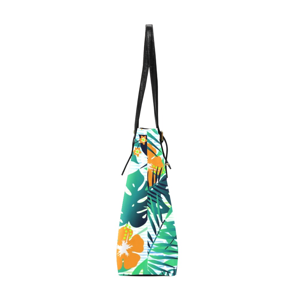 GROOVY FUNK THING FLORAL Euramerican Tote Bag/Small (Model 1655)