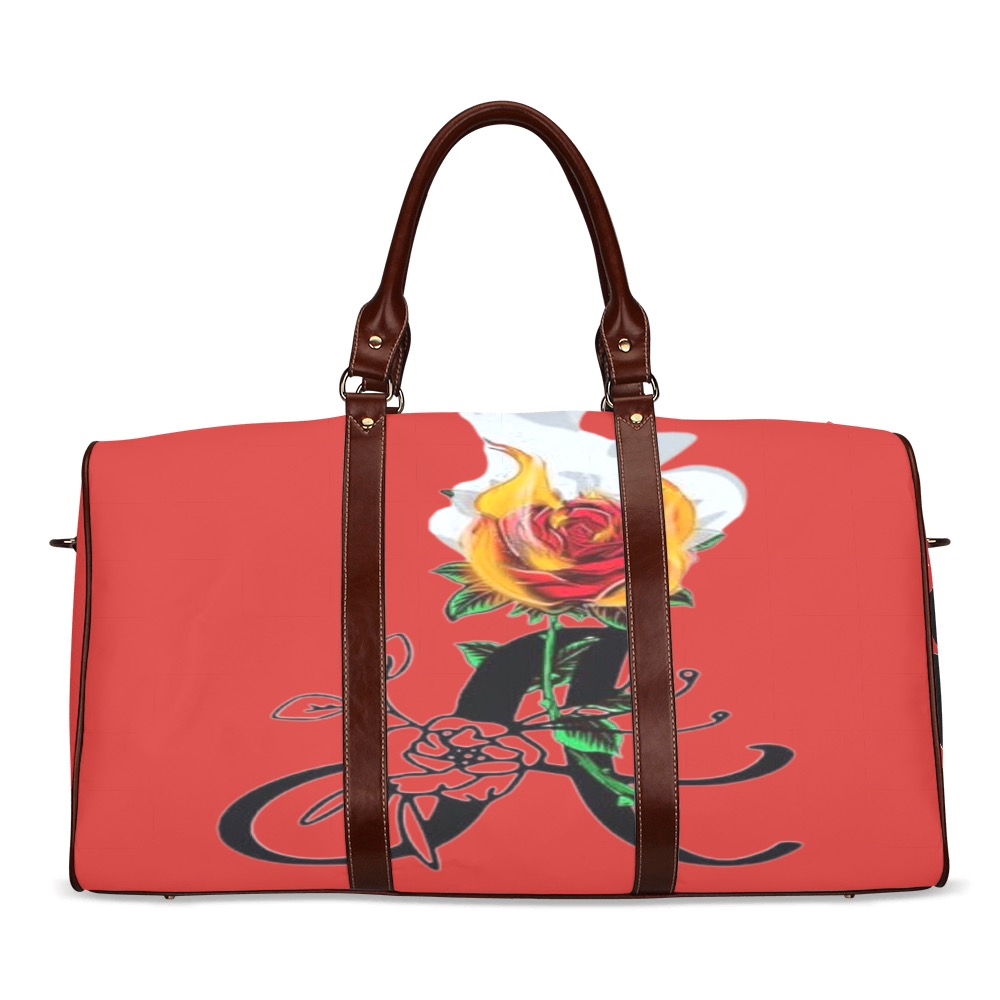 Aromatherapy Apparel Waterproof Travel Bag Red Waterproof Travel Bag/Large (Model 1639)