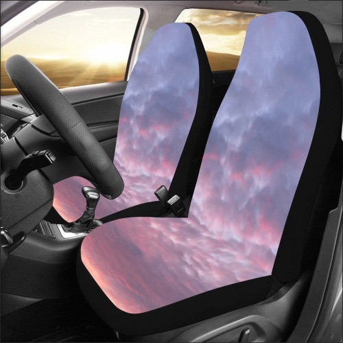 Morning Purple Sunrise Collection Car Seat Covers (Set of 2)