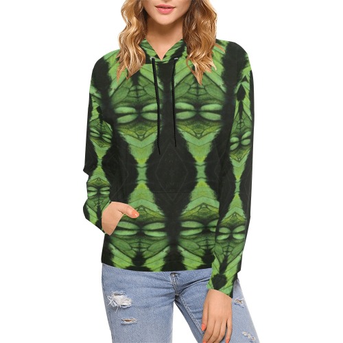 Papilion All Over Print Hoodie for Women (USA Size) (Model H13)
