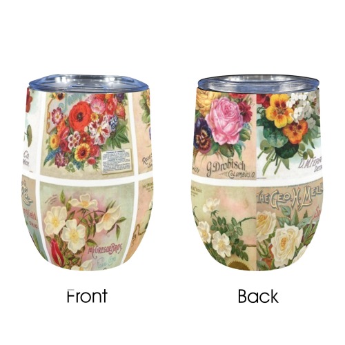 Seed Packets 12oz Wine Tumbler