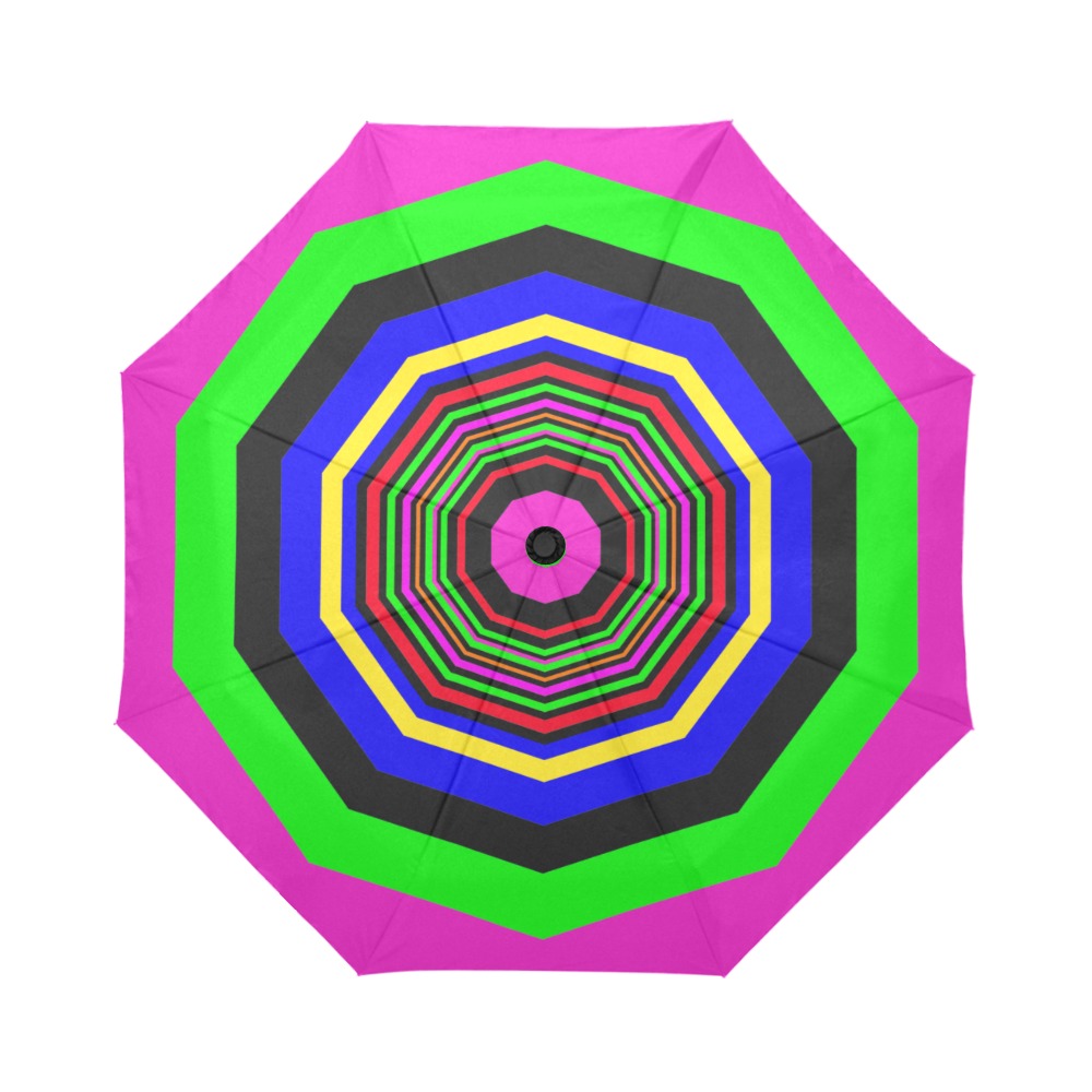 tunnel kaleidoscope Auto-Foldable Umbrella (Model U04)
