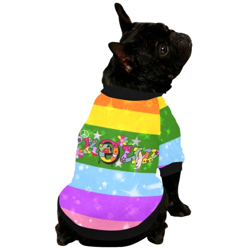 Proud by Nico Bielow Pet Dog Round Neck Shirt