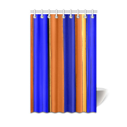 Abstract Blue And Orange 930 Shower Curtain 48"x72"