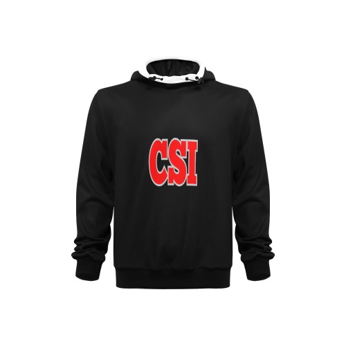 bb c43x3 High Neck Pullover Hoodie for Men (Model H24)